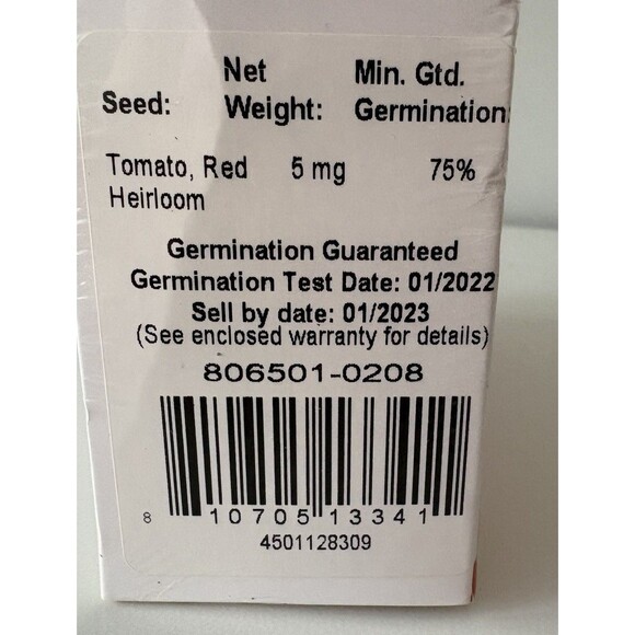 AeroGarden Heirloom Cherry Tomato Seed Pod Kit  6 Pods  SEALED Sell By 01/2023 - Picture 5 of 8